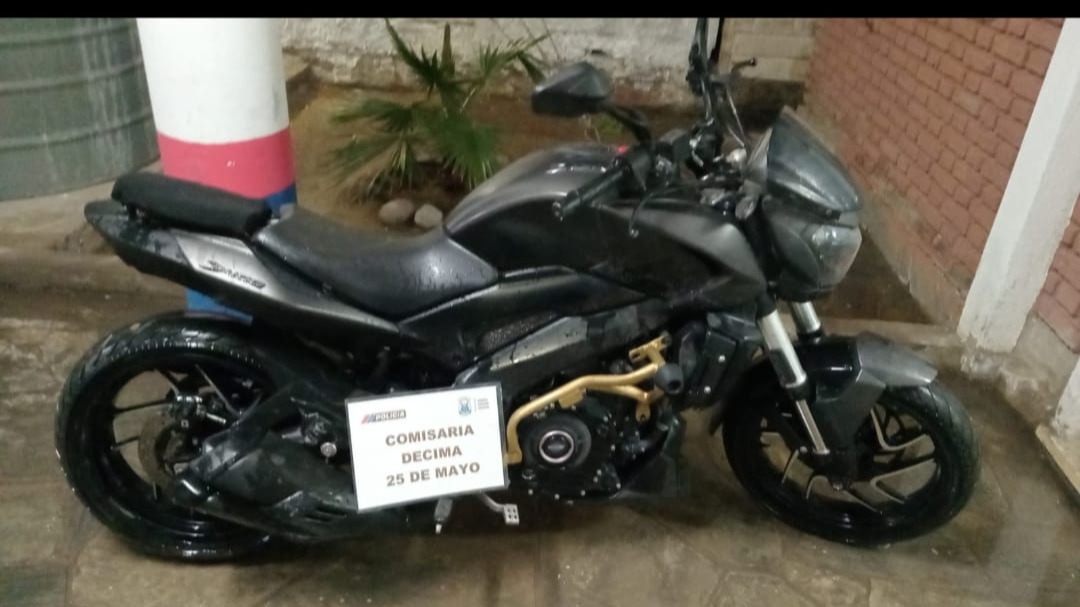 Recuperaron una moto de alta gama tras una fuga de dos sujetos