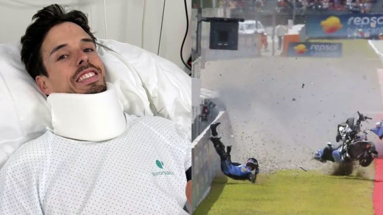  Álex Márquez habló antes de ser operado tras el brutal choque en Moto GP