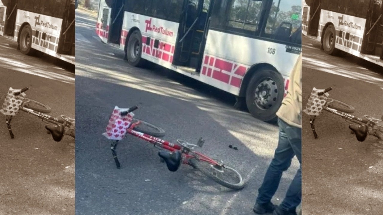 La ciclista atropellada por un colectivo en Rivadavia tendría muerte cerebral