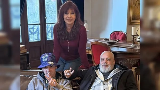 Cristina Kirchner se reunió con Pablo Grillo tras su recuperación