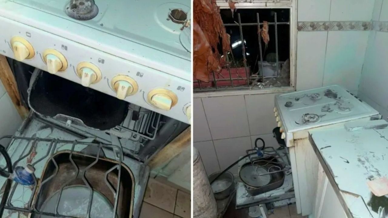 Una explosión por una garrafa de cocina dejó dos heridos en Santa Lucía