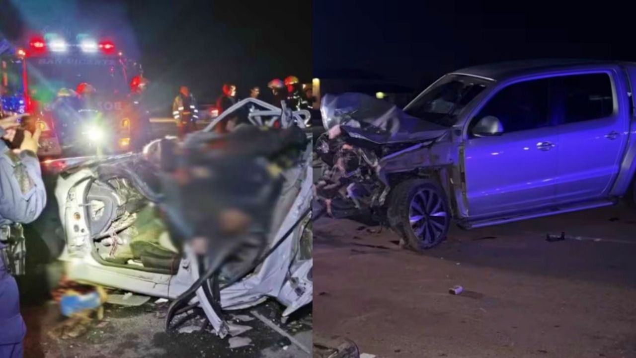 Cinco personas murieron en un choque entre dos vehículos sobre la Ruta 6
