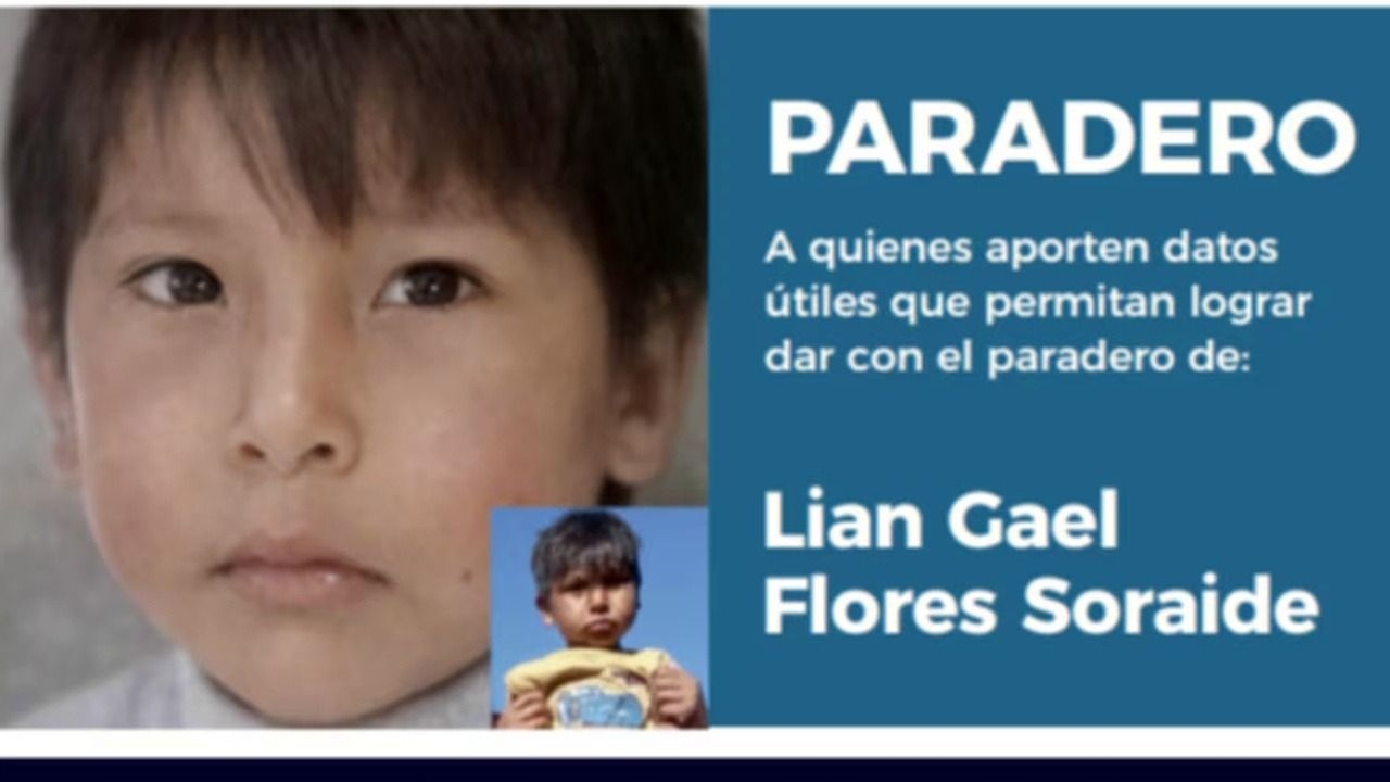 Actualizaron la imagen de Lian a más de un año de su desaparición