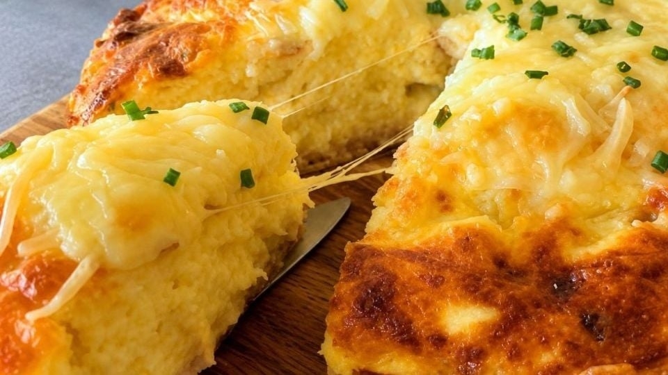 Prepará este pastel de zapallitos tipo souffle sin usar nada de harina
