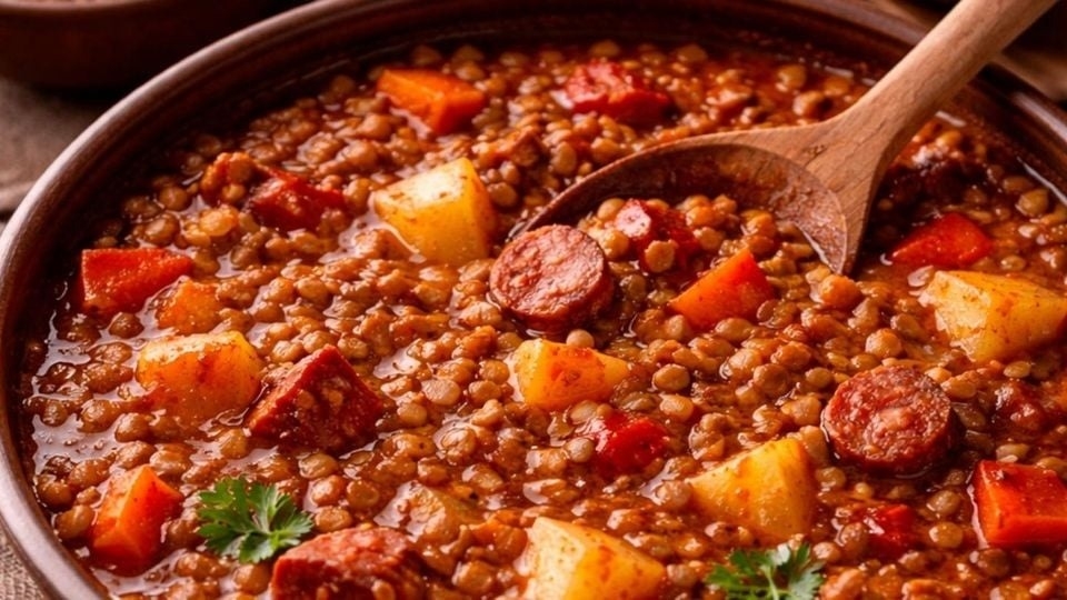 Cómo hacer un guiso de lentejas riquísimo en menos de una hora