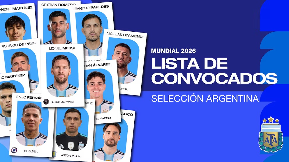 Scaloni confirmó los 26 convocados para el Mundial 2026