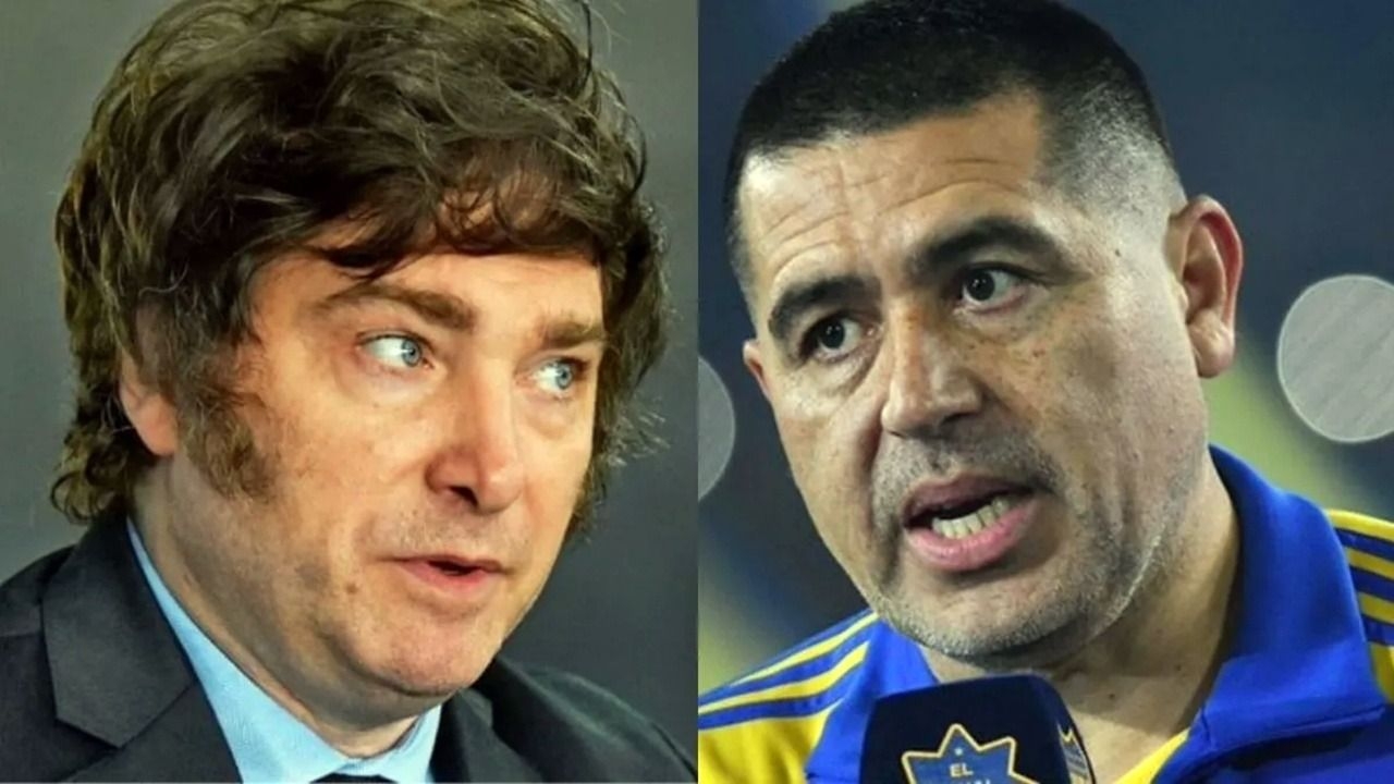 Milei apuntó contra Riquelme tras la eliminación de Boca de la Libertadores