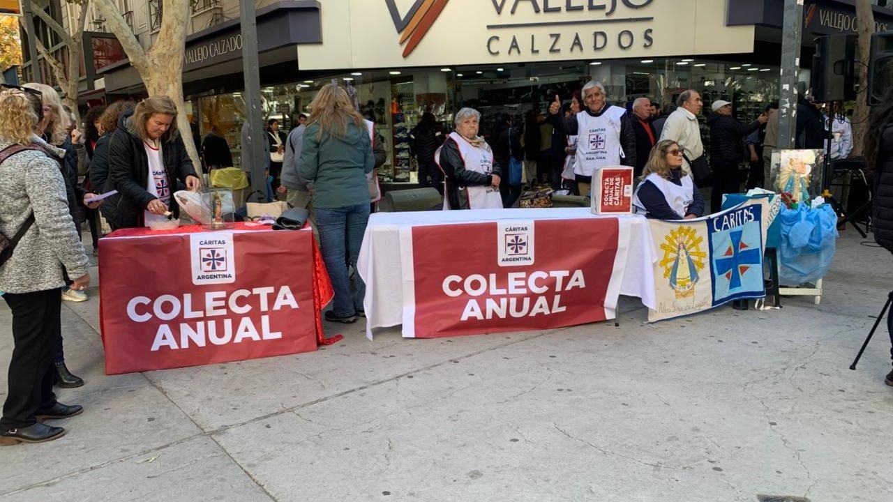 Con más de 2.500 voluntarios, Cáritas lanzó su colecta anual en San Juan