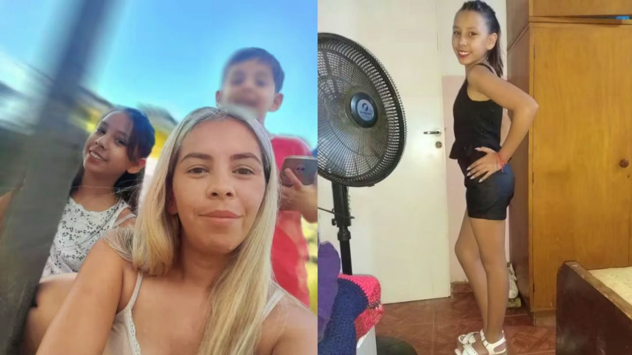 Difundieron fotos de Agostina con su familia antes de desaparecer