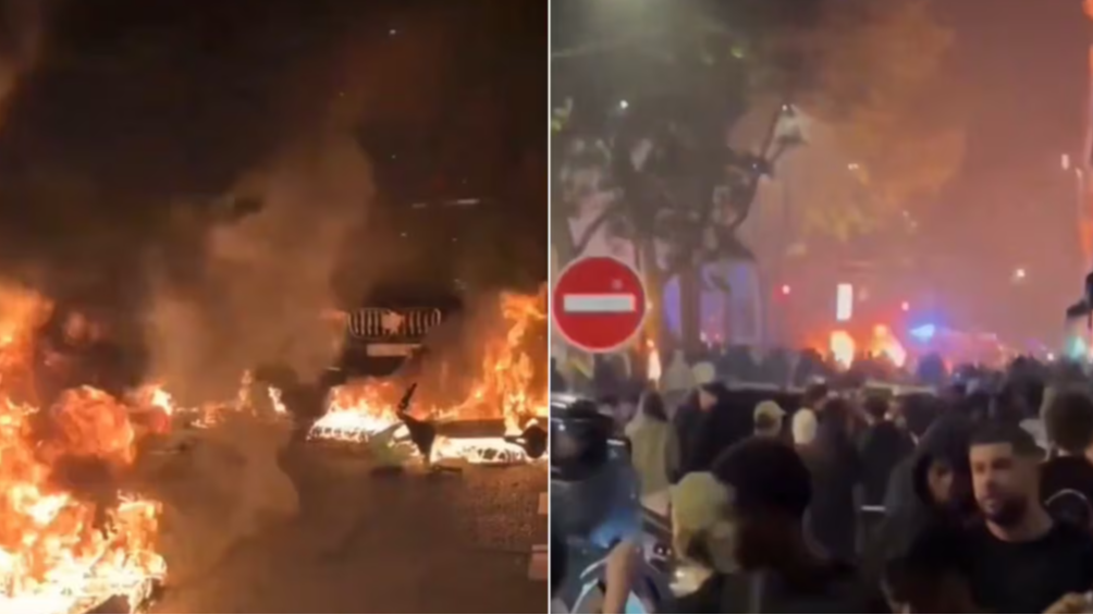 Un muerto y cientos de detenidos tras la celebración del PSG en París