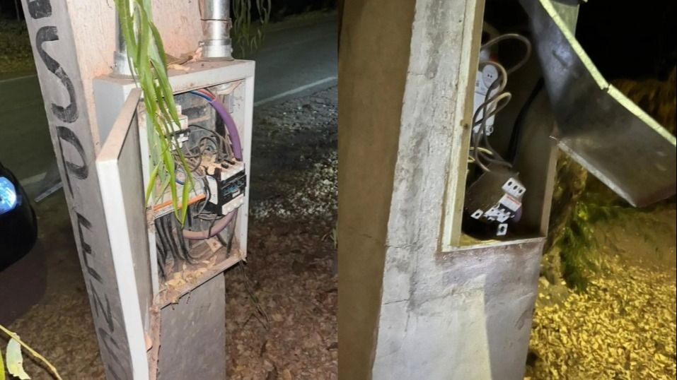 Vandalizaron infraestructura eléctrica y dejaron sin luz un sector de Barreal