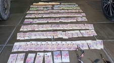 Dos hombres fueron detenidos con $63.000 y cocaína 