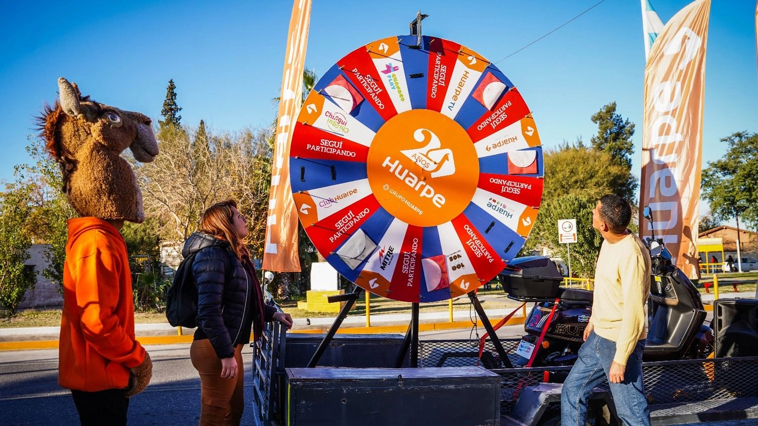 La Ruleta del HUARPE llega a Valle Fértil este viernes 11 para festejar con los vecinos
