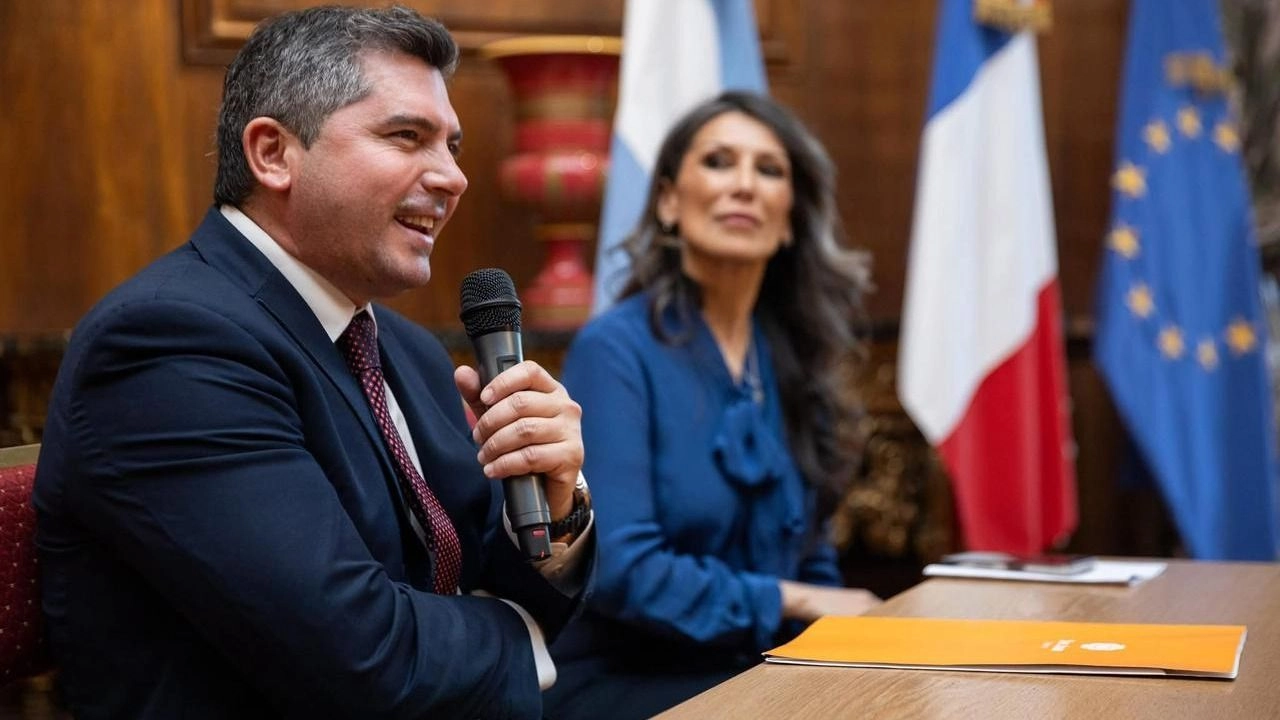 Marcelo Orrego disertó en la embajada de Francia sobre el cobre y el desarrollo local