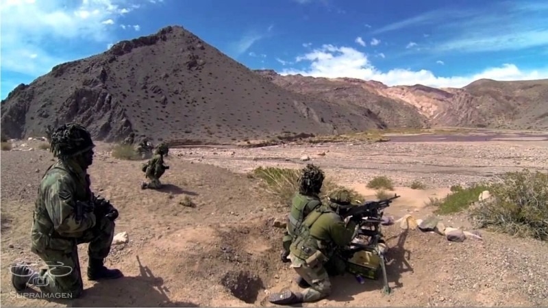 El RIM 22 confirmó ejercicios de tiro en Marquesado
