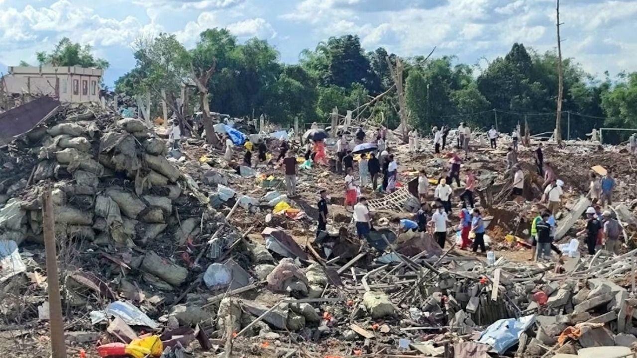 Una explosión en Birmania dejó al menos 46 muertos