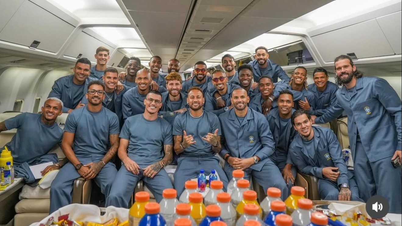 Con Neymar a la cabeza, la Selección de Brasil ya se encuentra en Estados Unidos