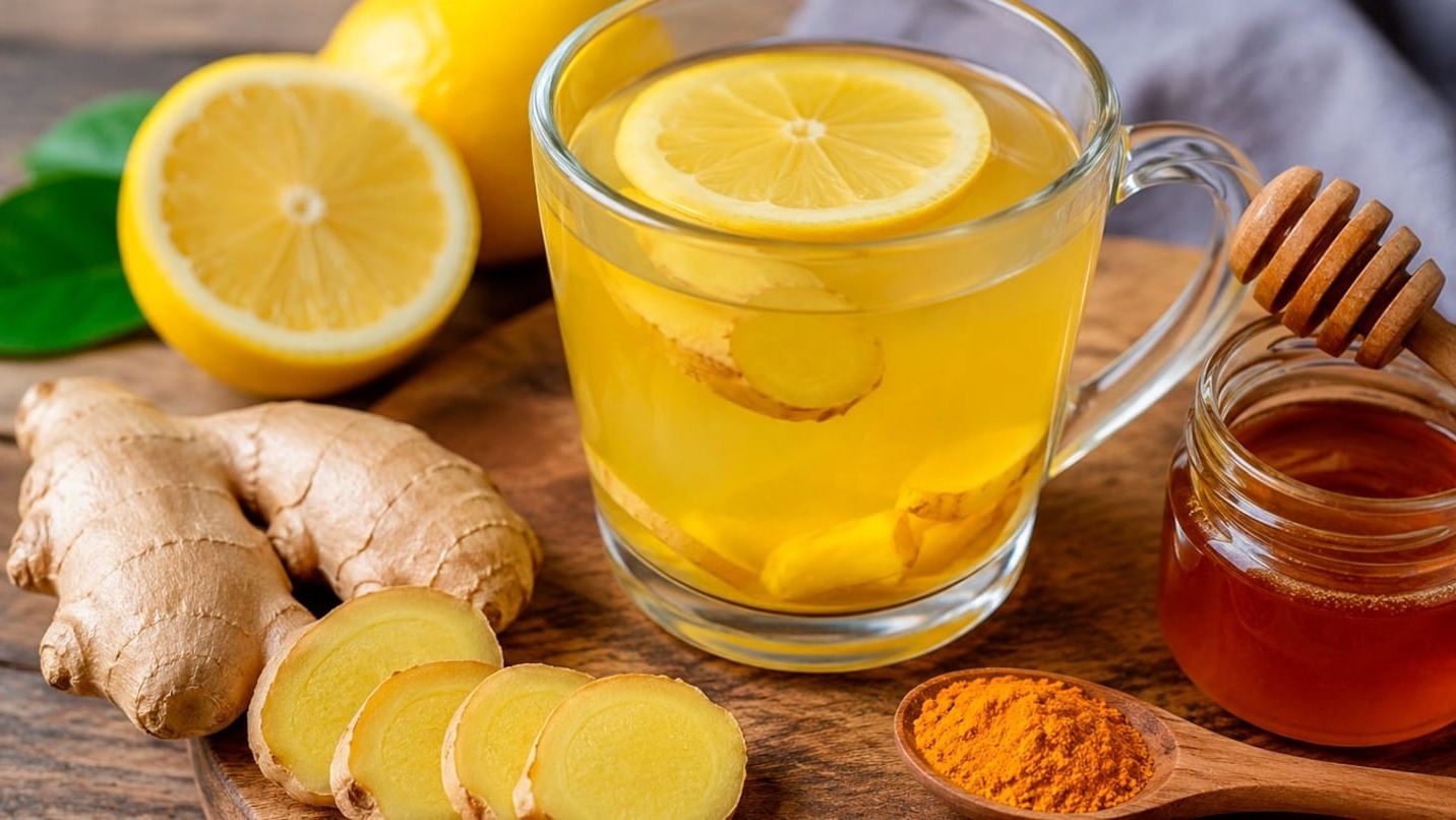 Cómo preparar el té de jengibre y cúrcuma ideal para el frío