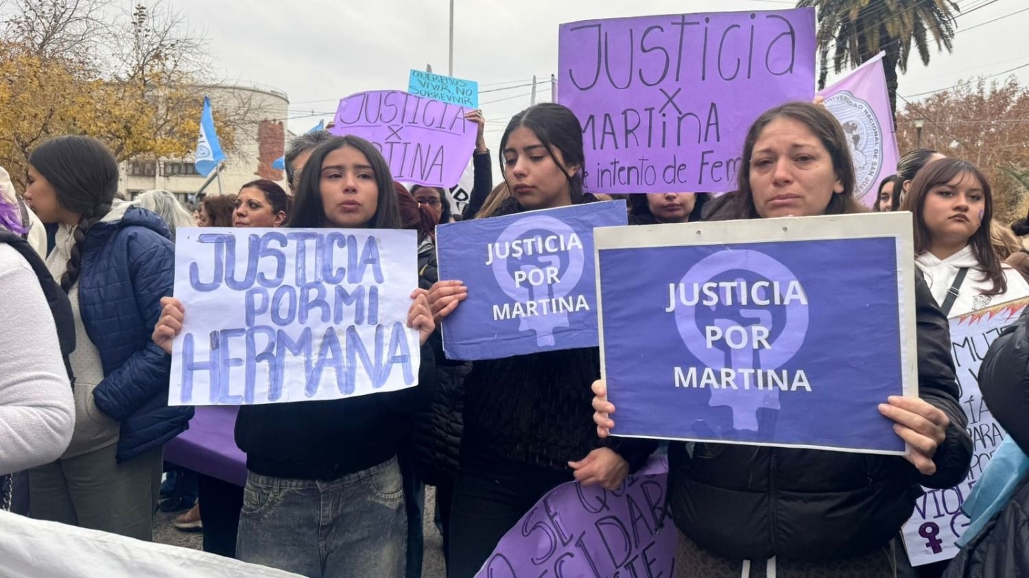 Mamá de Martina. (Foto: DIARIO HUARPE/Martín Britos)