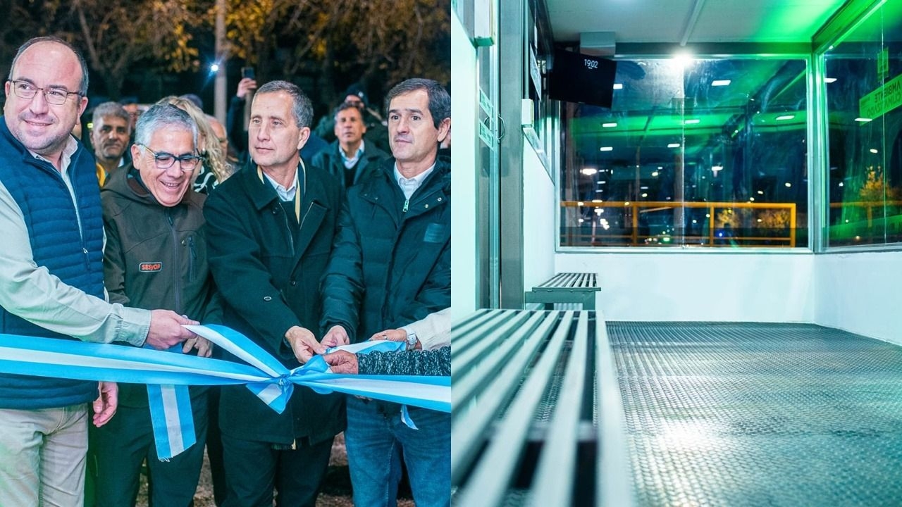 El intendente Sergio Miodowsky encabezó el acto en Av. Ignacio de la Rosa. (Gentileza)