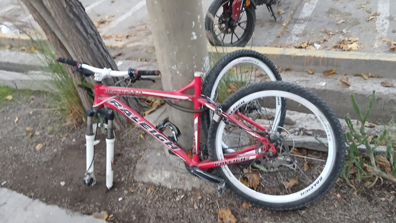 Reconoció su bicicleta robada y logró recuperarla
