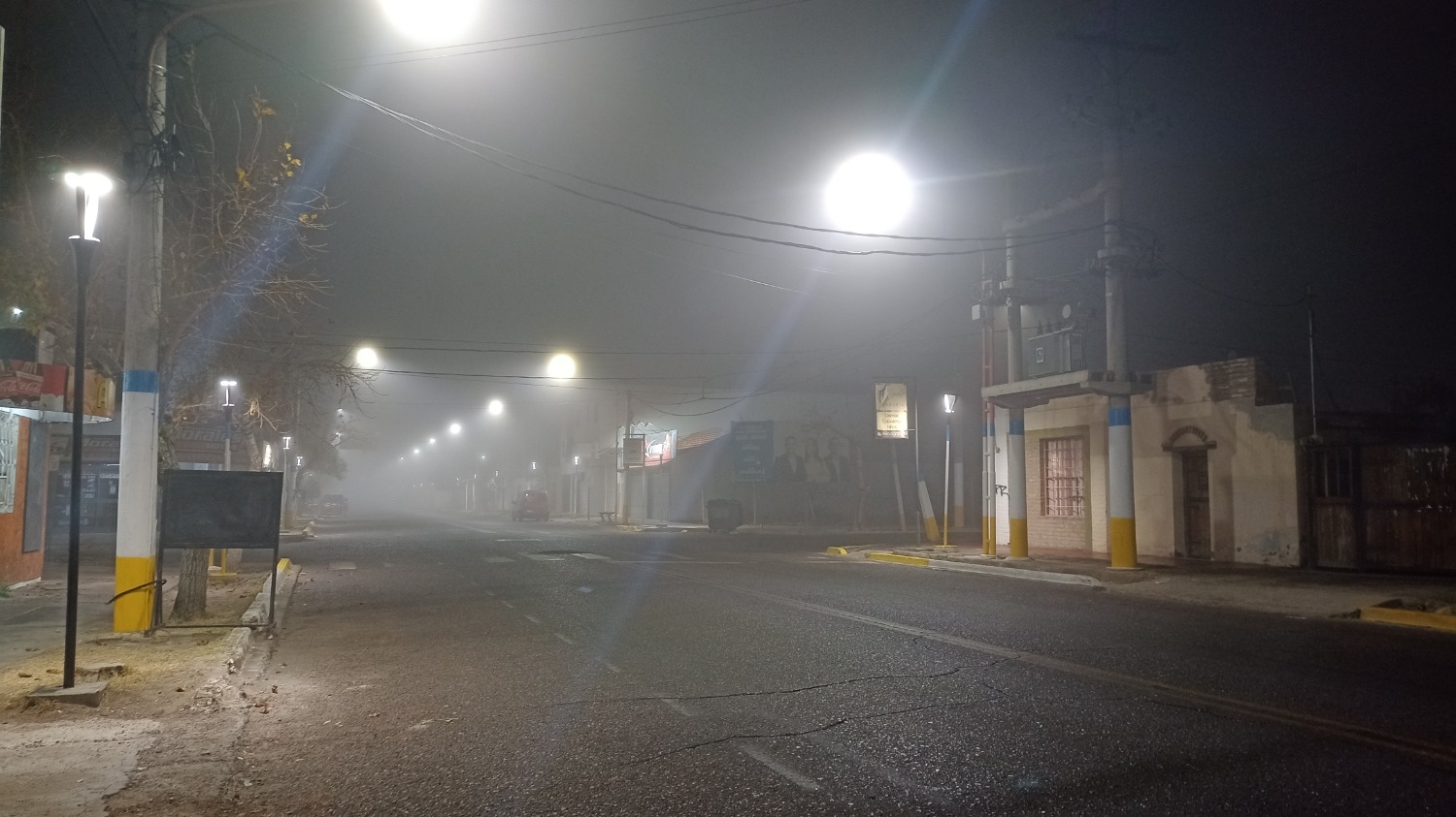 La densa niebla sorprendió a los sanjuaninos