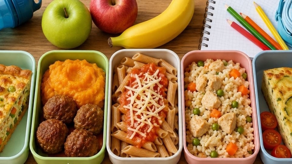 Opciones de comidas nutritivas y rápidas para el almuerzo infantil