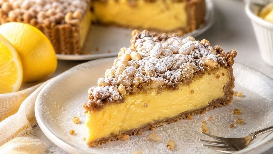 Cómo hacer una tarta de limón fría en capas fácil y muy cremosa