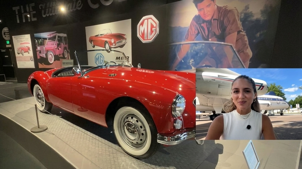 Desde la casa del Rey del Rock, Ana Paula mostró el legado de Elvis Presley