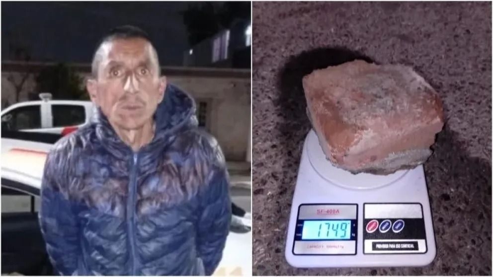 Fracturó la pierna a su pareja con un ladrillo de casi dos kilos y la arrastró de los pelos