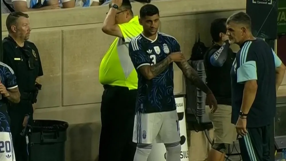 Cuti Romero volvió a jugar en la Selección