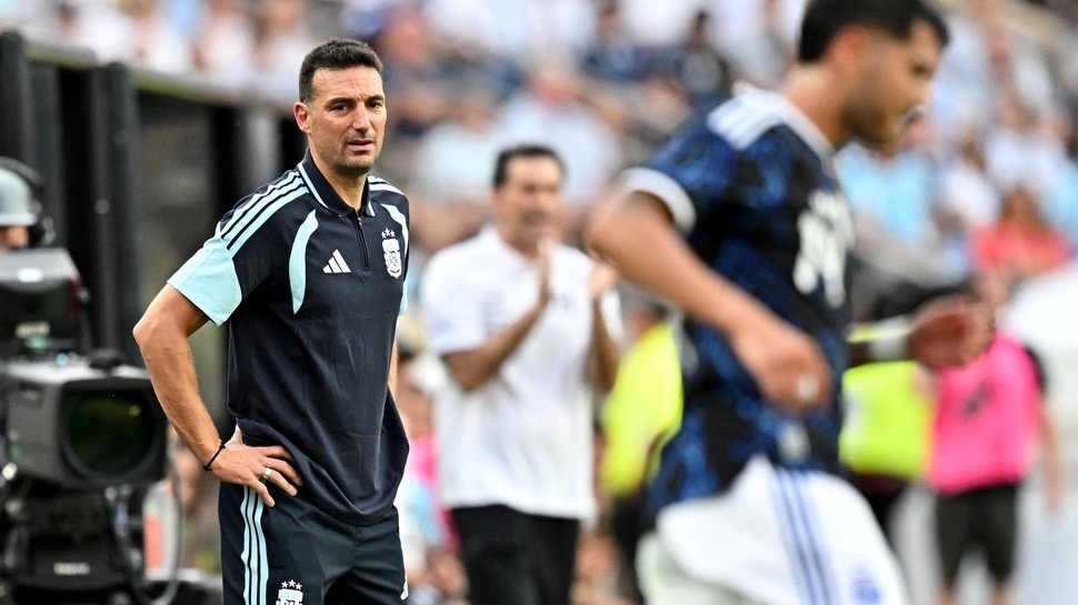 Scaloni habló sobre el reemplazo de Balerdi 