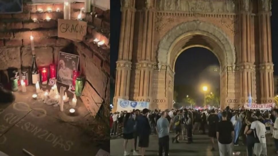  La despedida al Indio Solari cruzó el mundo y llegó hasta Barcelona