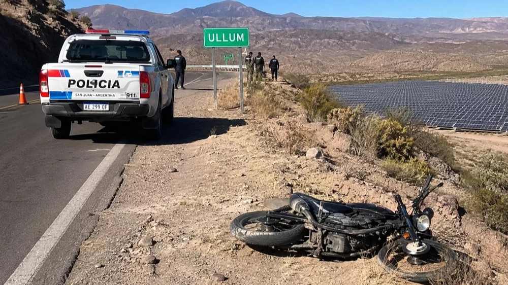 Identificaron al motociclista hallado muerto en una zona de Ullum