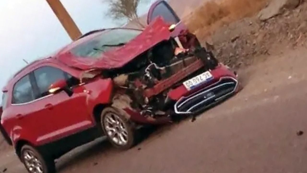 Una camioneta chocó por culpa de caballos sueltos sobre la calzada de la ruta