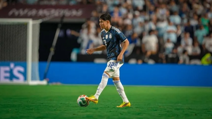Tomás Aranda superó un récord de Maradona y Messi en la Selección
