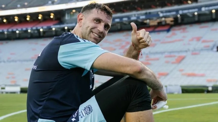Cómo está la mano del Dibu Martínez a días del comienzo del Mundial