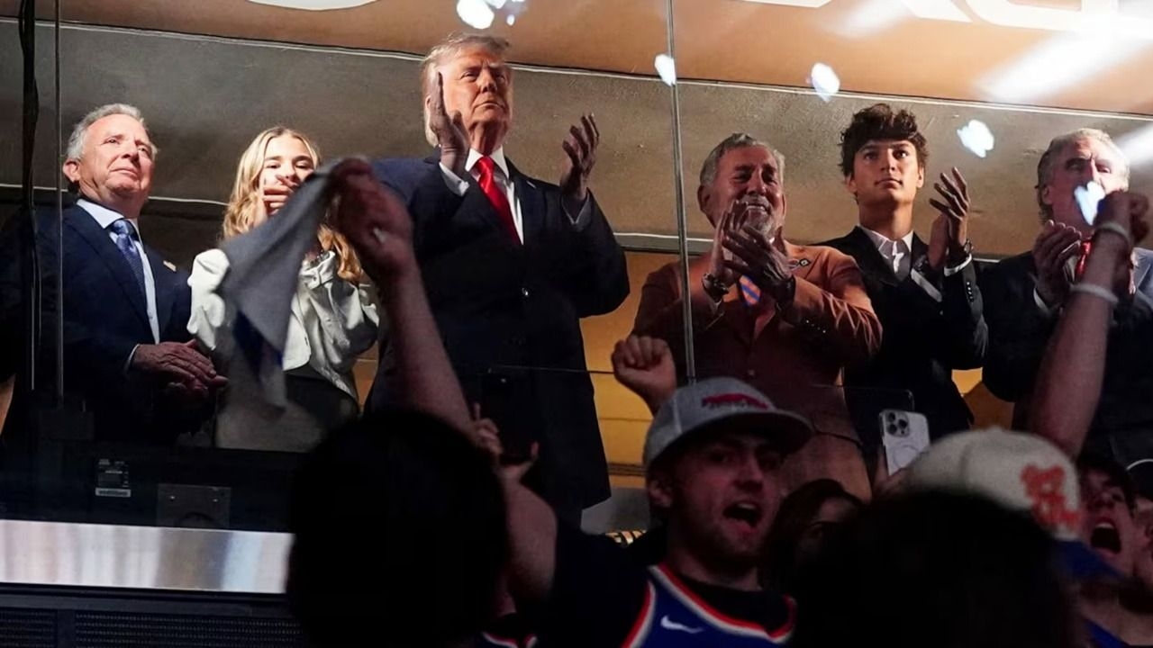 Trump asistió a las Finales de la NBA y provocó un operativo sin precedentes