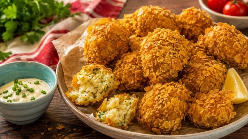 Receta de bocaditos de merluza y papa al horno muy crujientes