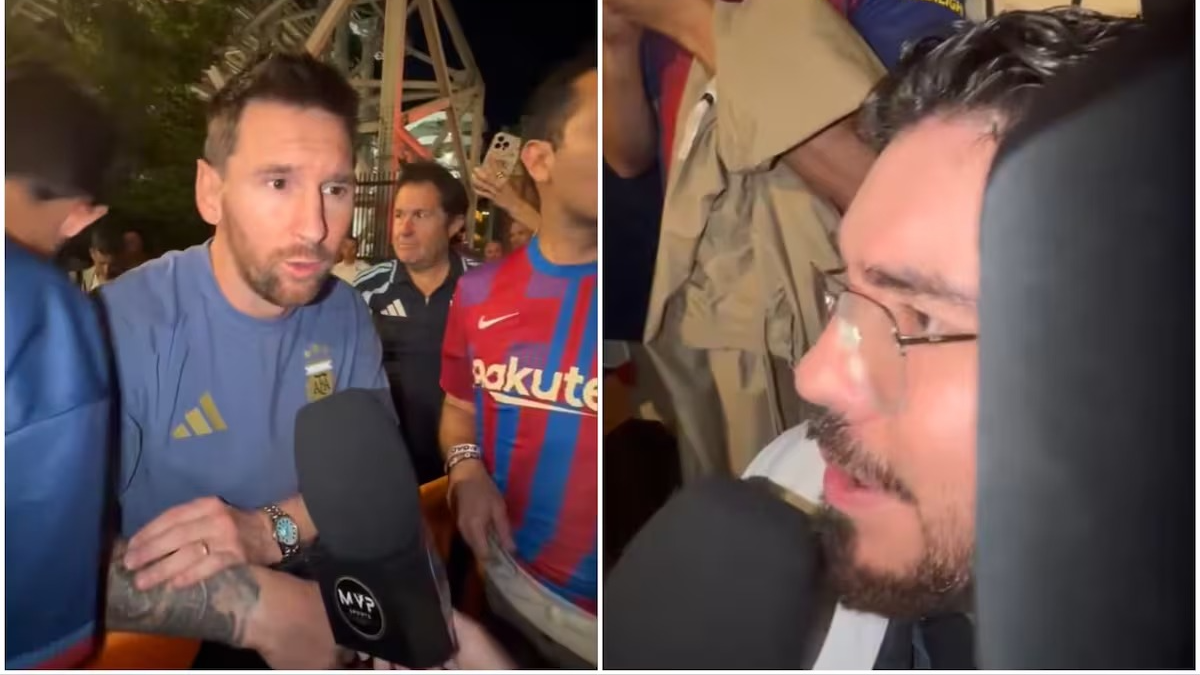 El gesto de Lionel Messi con un periodista con discapacidad que emocionó