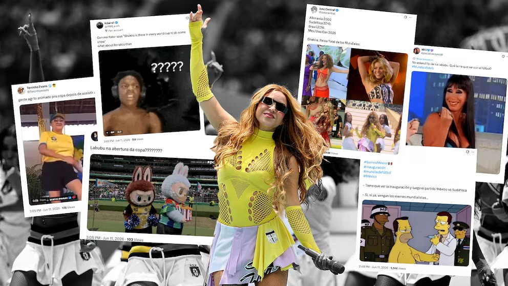 Los mejores memes que dejó la ceremonia inaugural del Mundial
