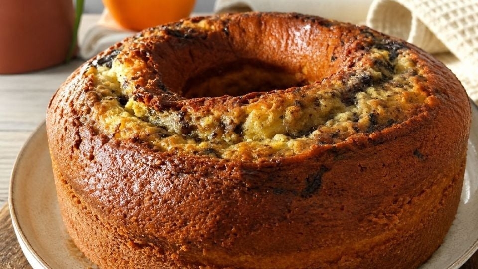 Receta de budín de yogur griego fácil y sin usar balanza
