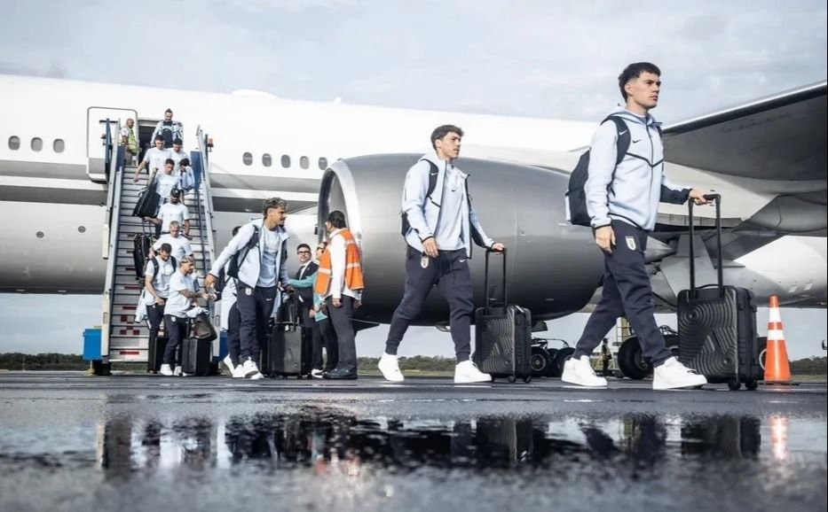 Uruguay se quedó sin vuelo para viajar a Miami en su debut mundialista