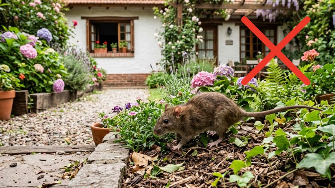 Las tres plantas que ayudan a mantener alejadas a las ratas del jardín