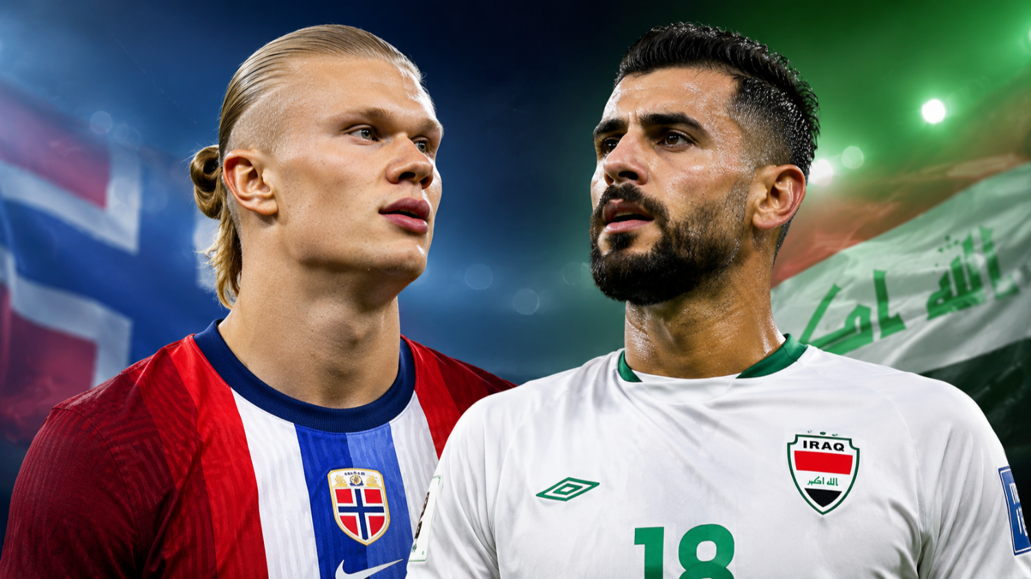 Noruega e Irak se enfrentan en el Mundial tras años de ausencia de la copa