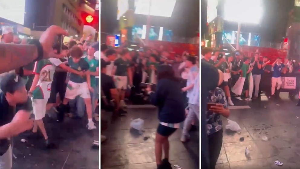 A horas del partido, hinchas de Argentina y Argelia se pelearon en New York