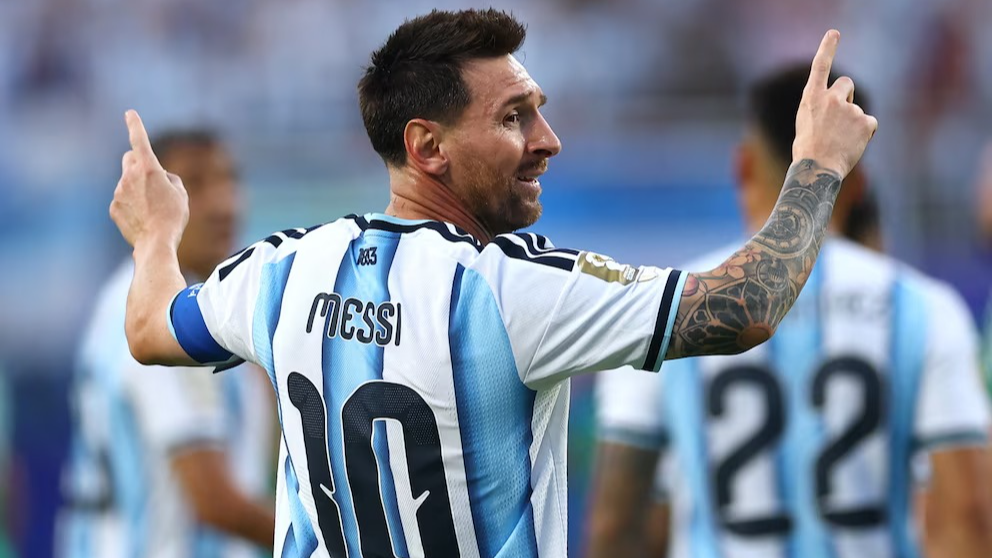 Messi lloró su gol ante Argelia en el debut del Mundial 