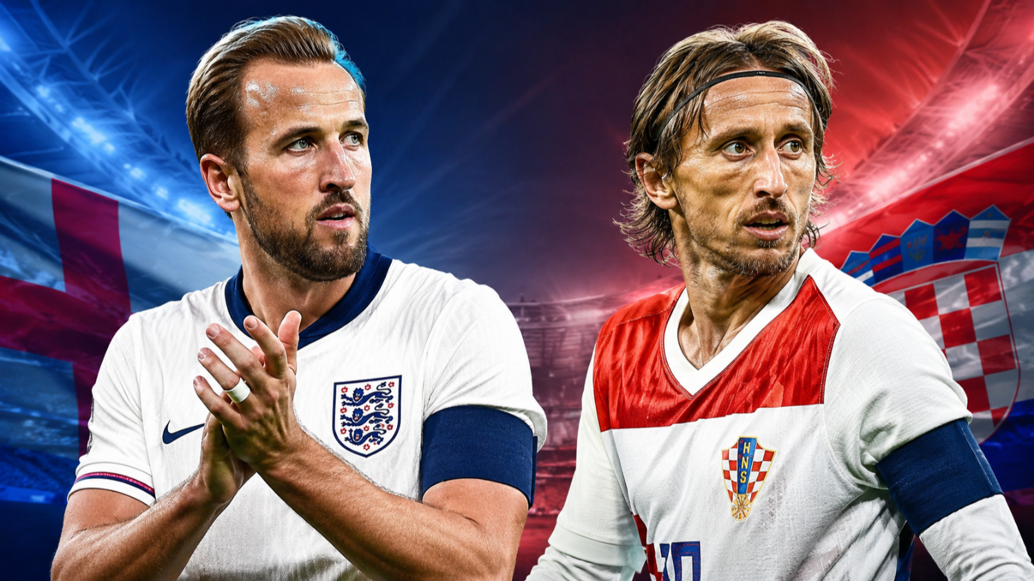 Con equipos casi definidos, Inglaterra y Croacia se enfrentan en el Mundial