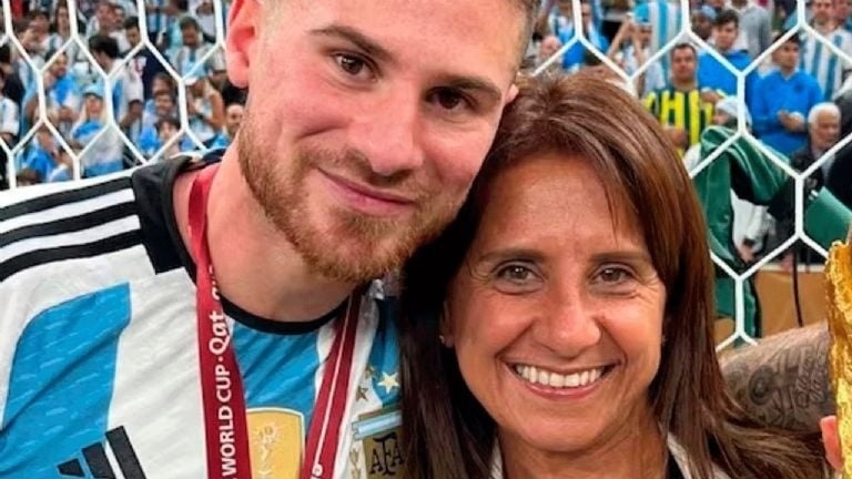 Las cábalas de la mamá de Mac Allister para alentar a su hijo en el Mundial