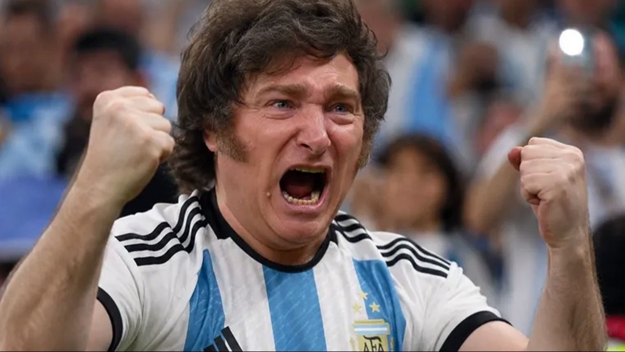 La reacción de Milei tras la goleada argentina y el show de Messi